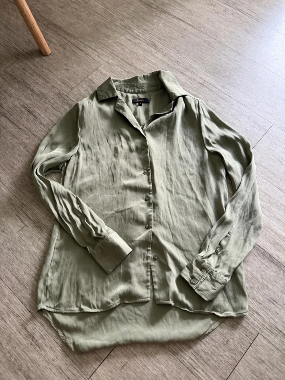 Quince silk button-down blouse - Picture 2 of 3